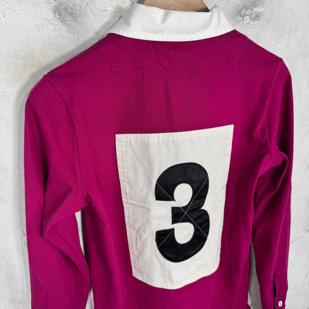 Ralph Lauren Magenta Pocket Crested Rugby