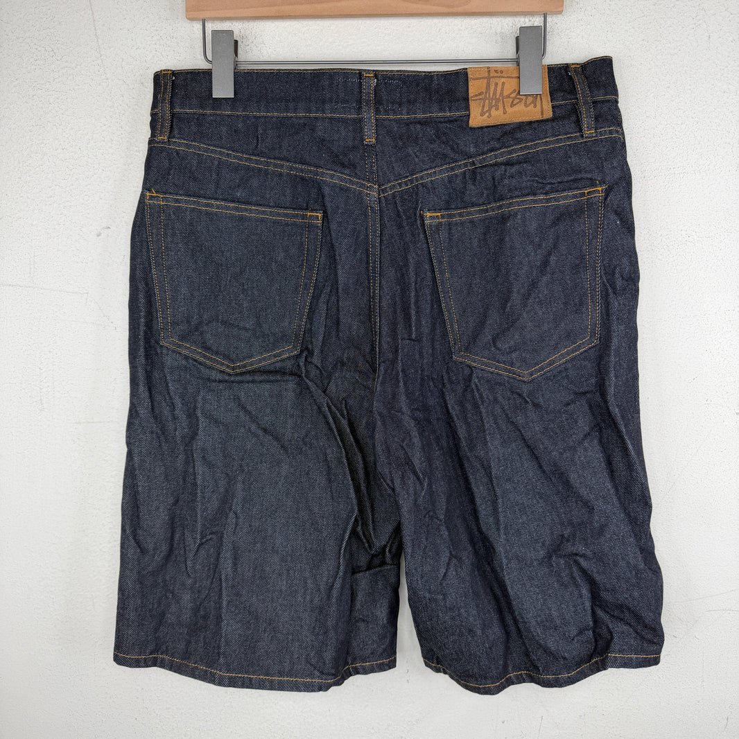 Stussy Dark Blue Big Ol' Denim Shorts