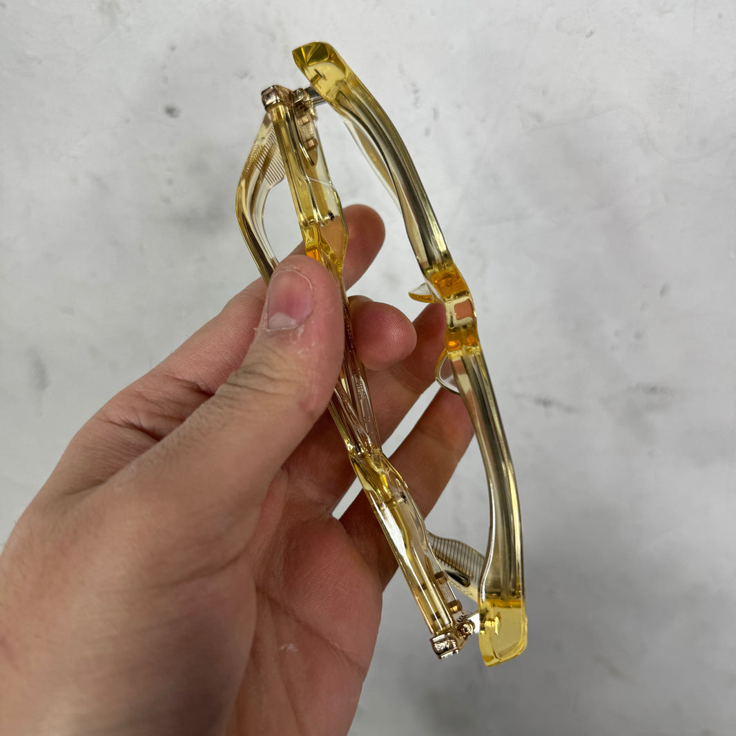 Chrome Hearts Translucent Yellow Girthquake Sunglasses
