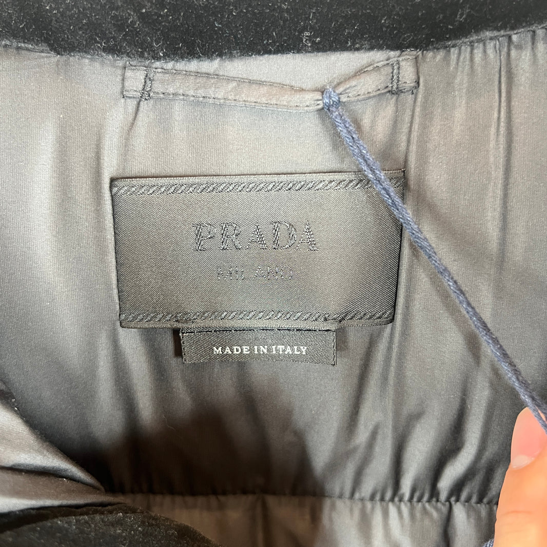 Prada Velvet Puffer Jacket