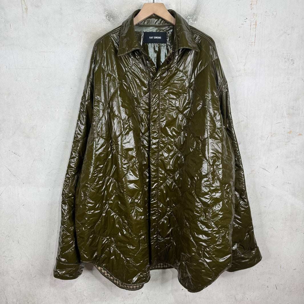 Raf Simons Quilted PVC Oversized Overshirt