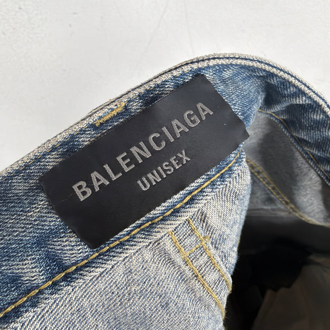 Balenciaga Twisted Seam Drawstring Baggy Pants