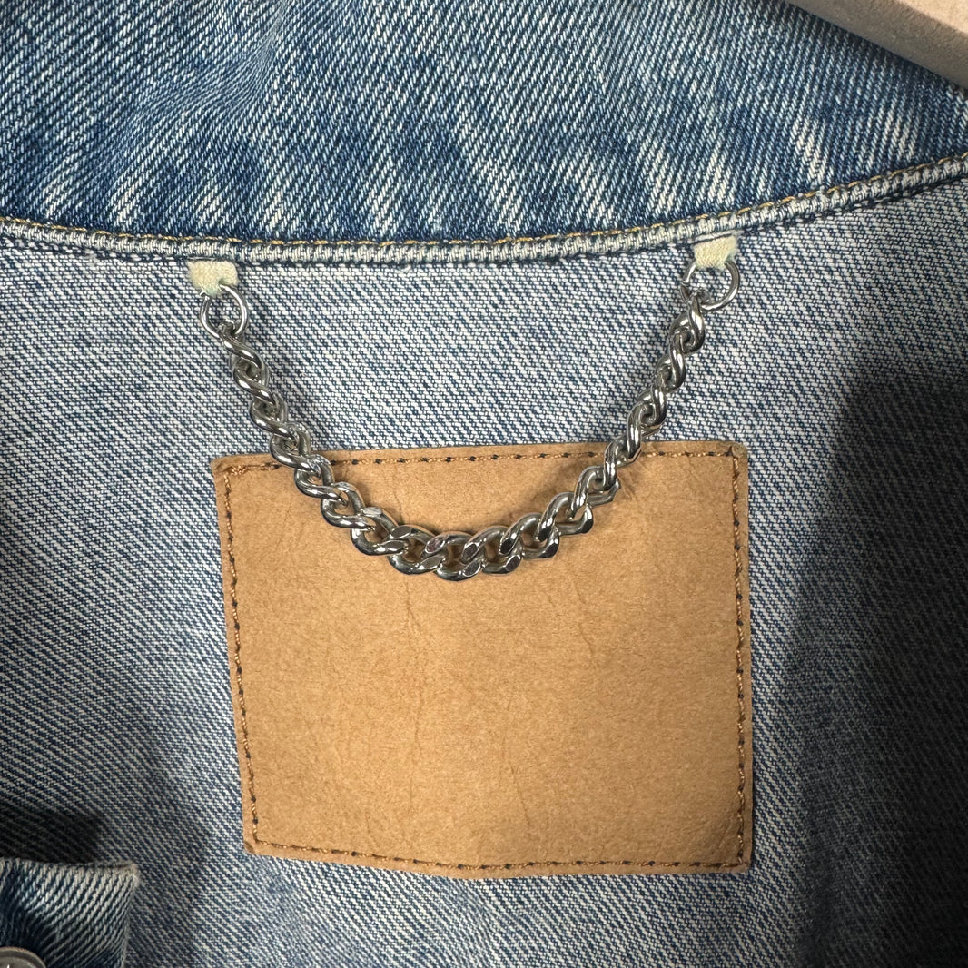 Balenciaga Blue Denim Swing Jacket