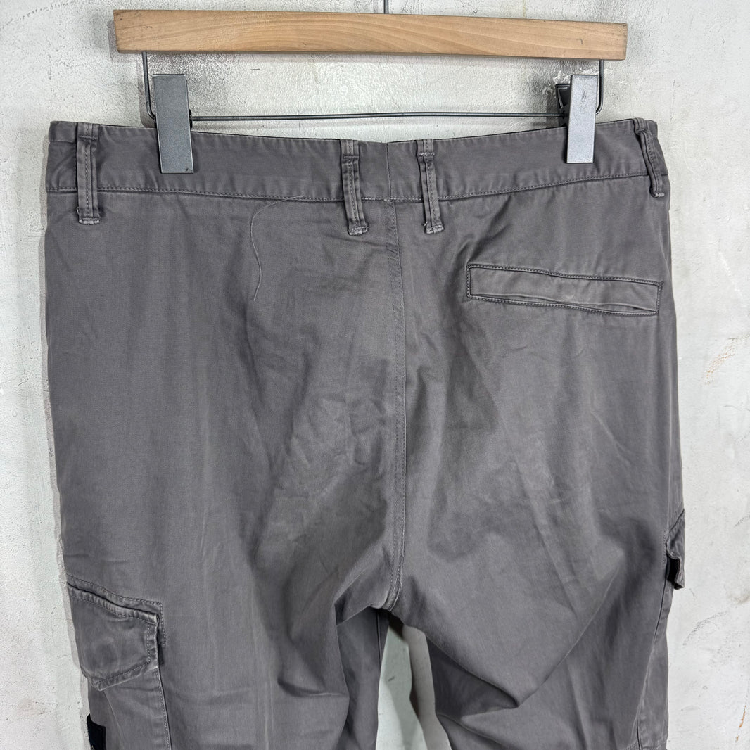 Stone Island Grey Cargo Pants