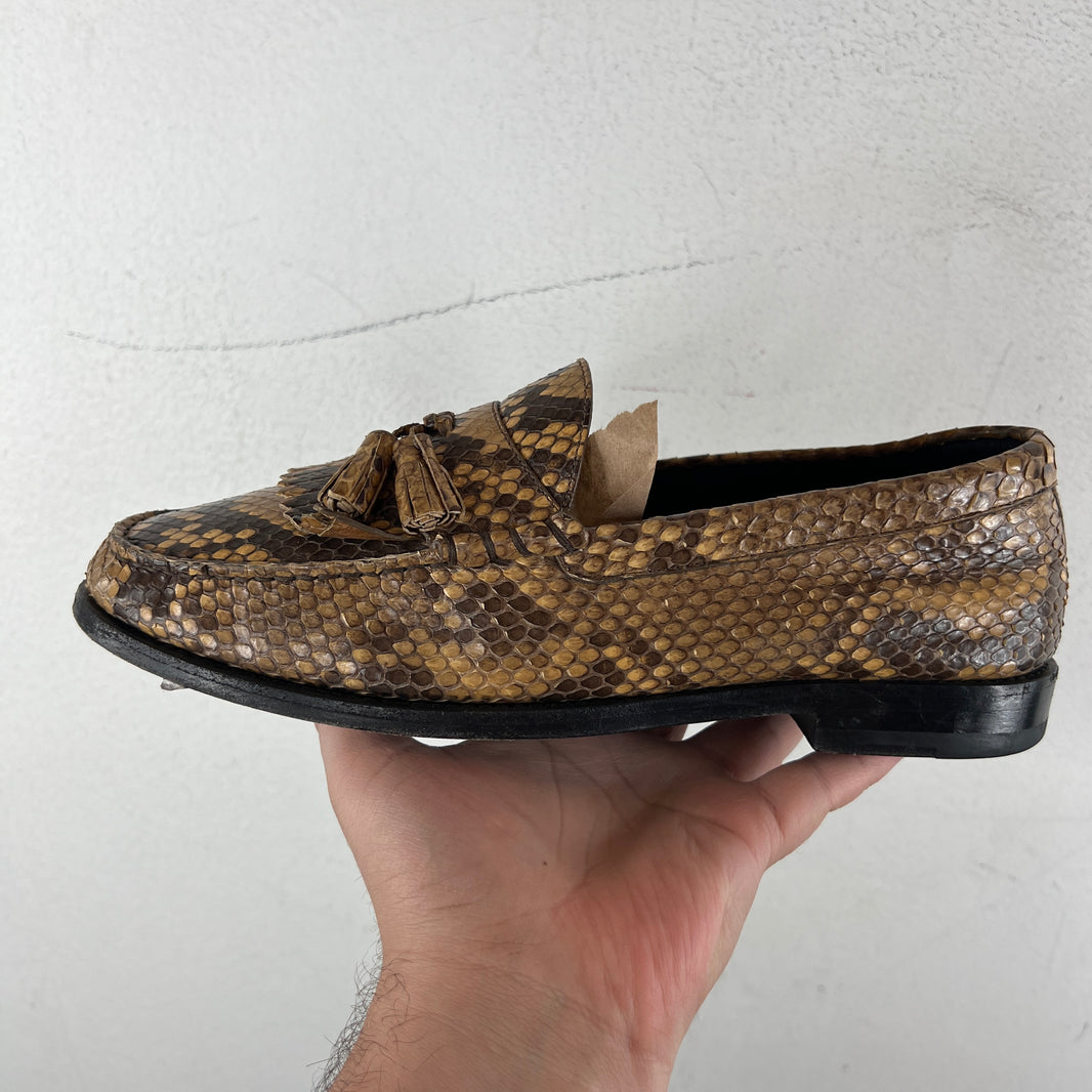 Celine Snake Skin Tassel Loafers