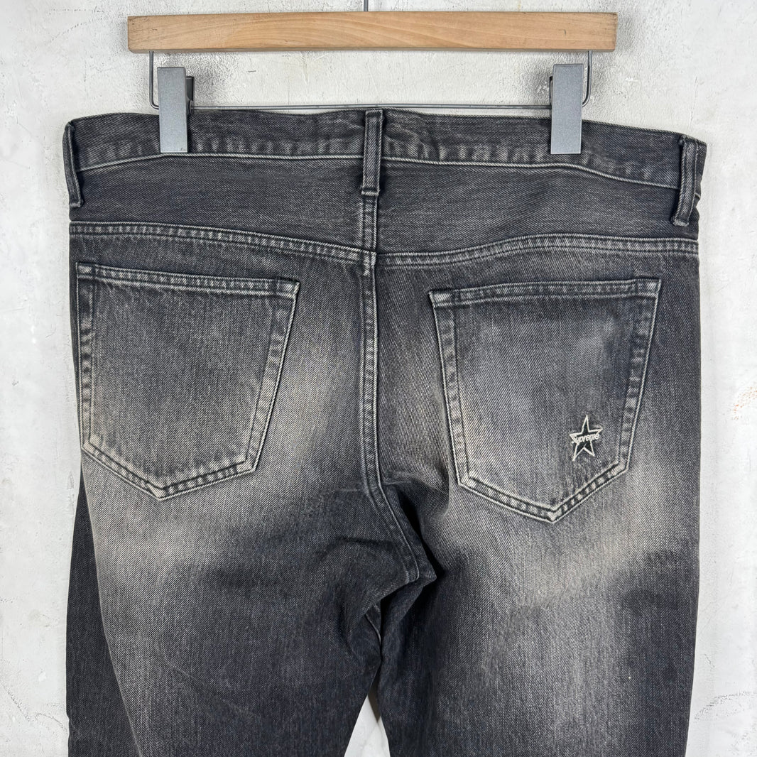 Supreme Washed Black Selvedge Jeans