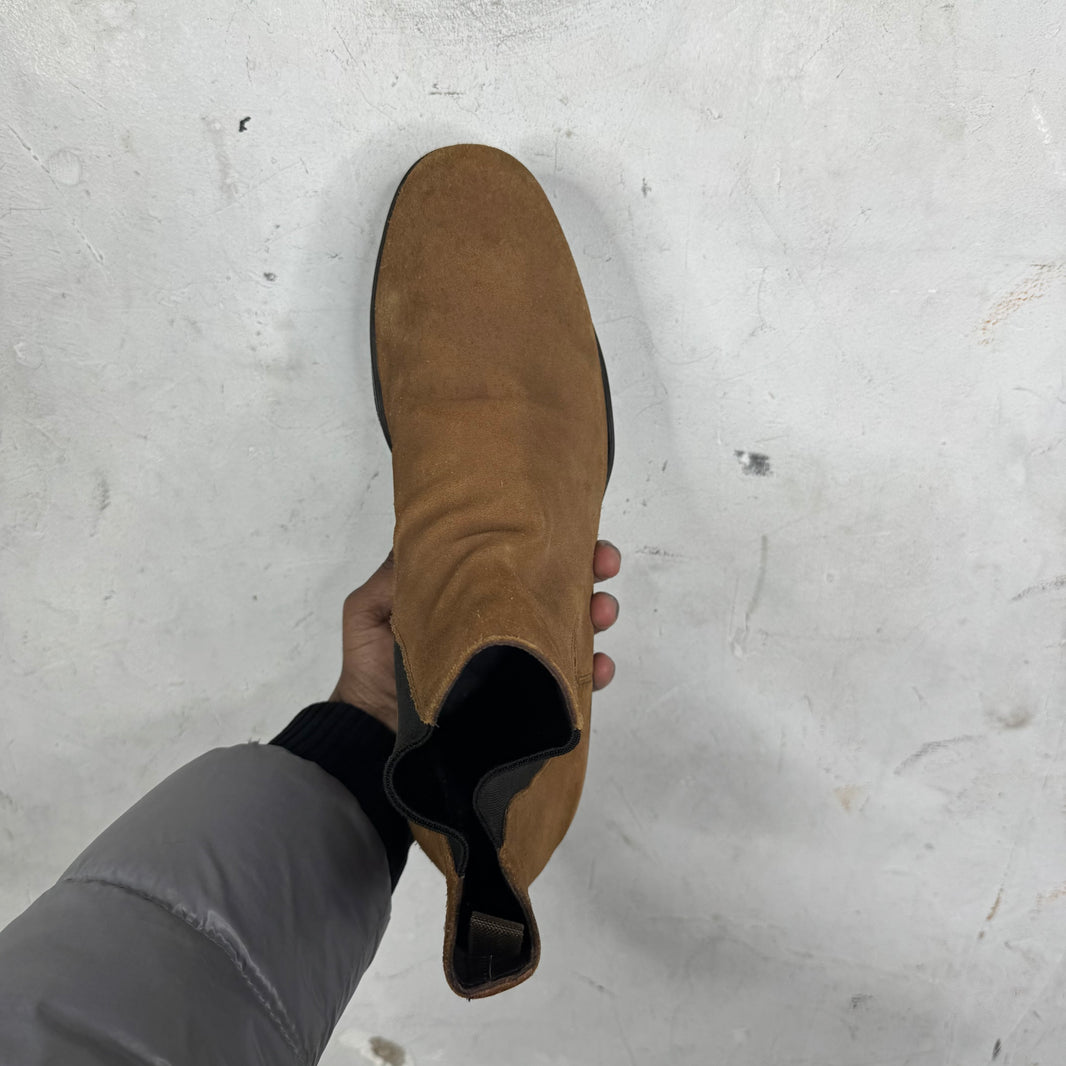 Prada Brown Chelsea Boots