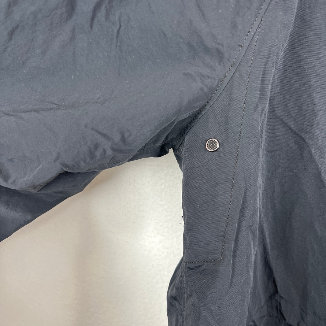 Rag & Bone Black Nylon Fishtail Jacket