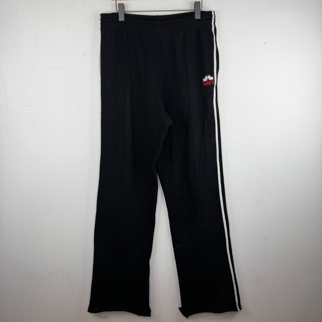 Martine Rose Black Side Stripe Baggy Sweatpants
