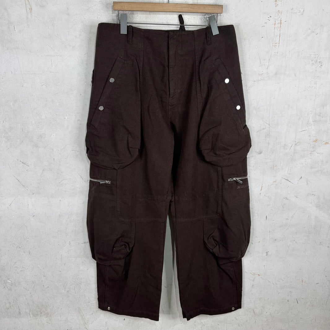Jacquemus Brown Loose Cargos
