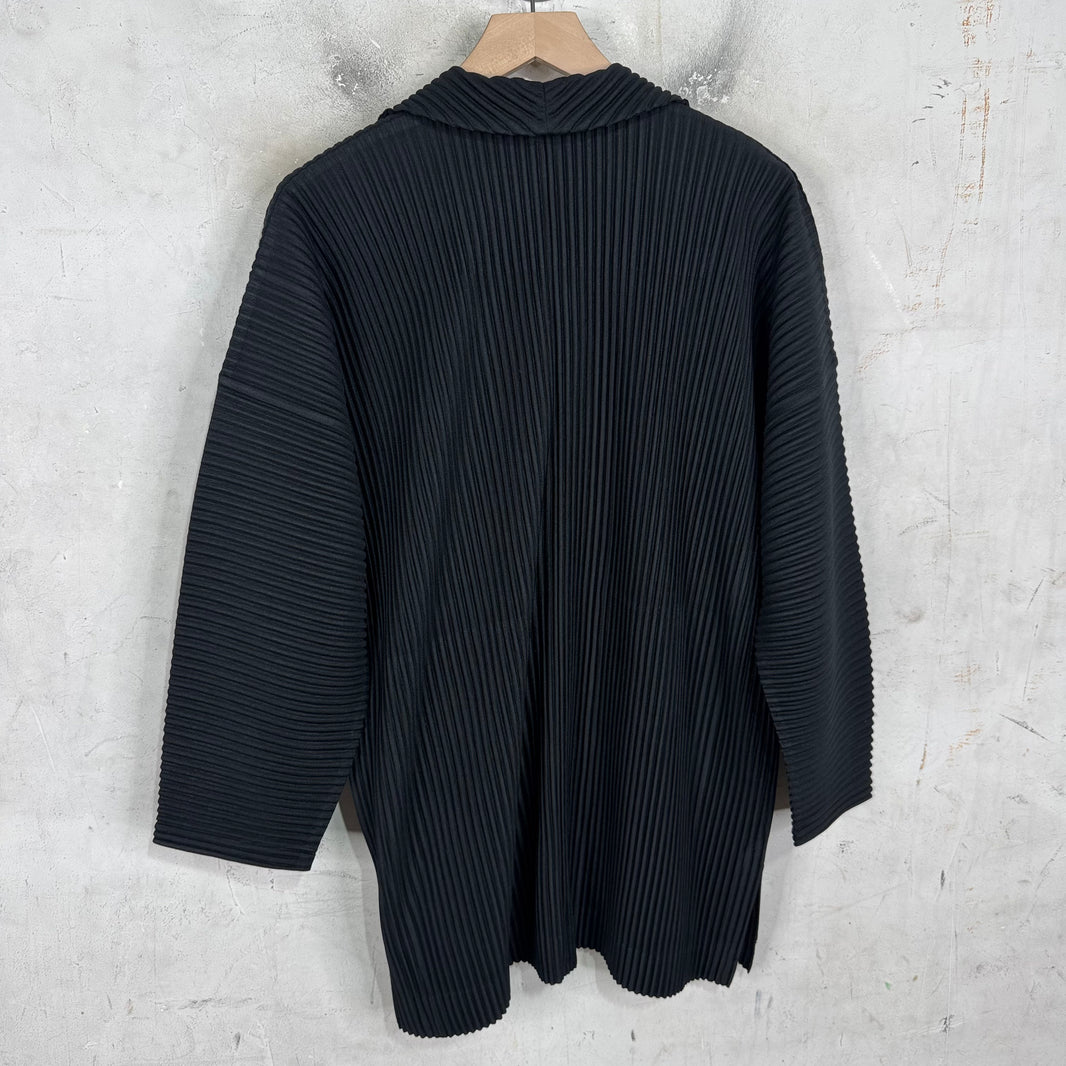 Issey Miyake Pleates Single Buttoned Blazer