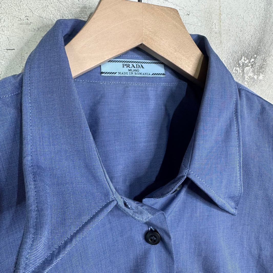 Prada Runway Blue Wired Shirt