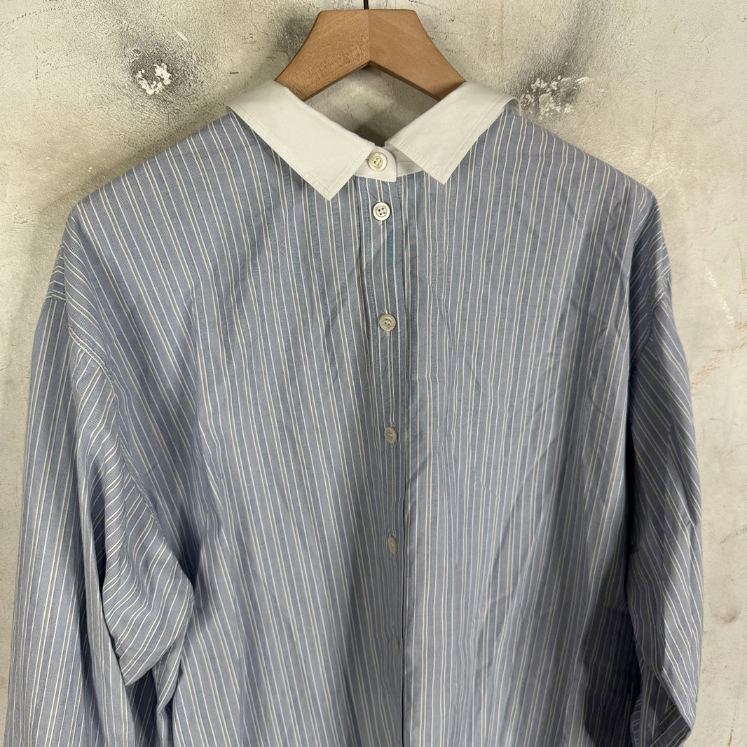 Acne Studios Double Collar Striped LS Shirt