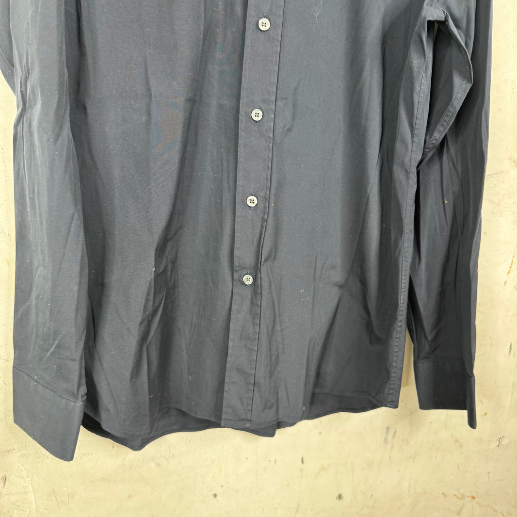 Prada Navy Button-Up Shirt