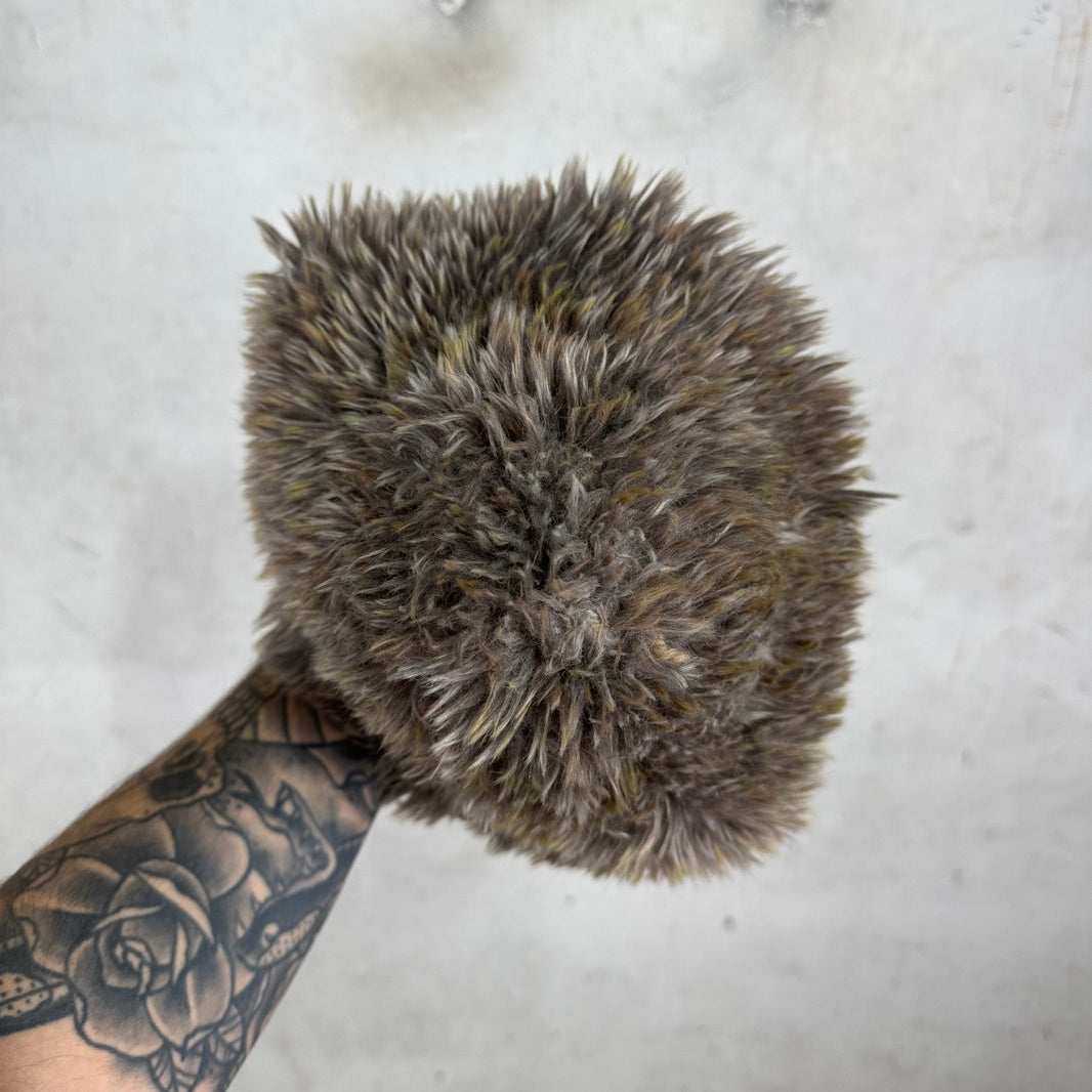 Kapital Acrylic Faux Fur Shaggy Beanie