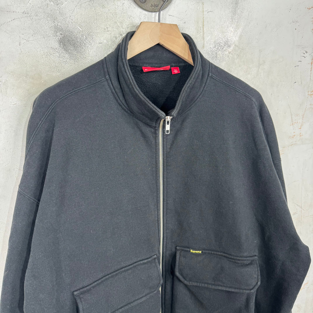 Supreme Double Pocketed Full Zip Sweatshirt