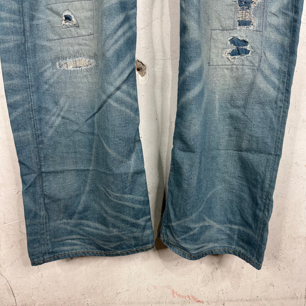 RRL Repaired Lightwash 5 Pocket Jeans