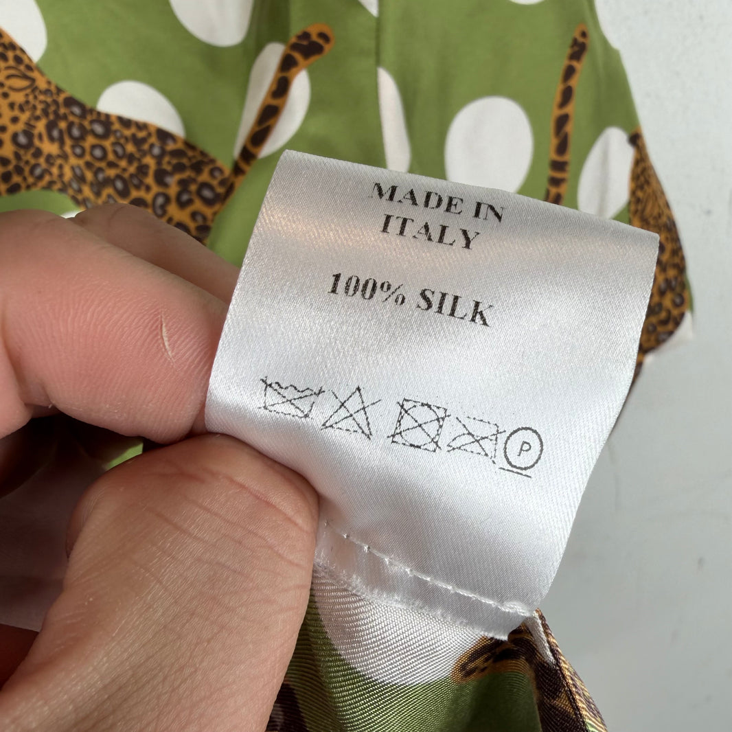 Amiri Sample Tiger S/S Silk Shirt
