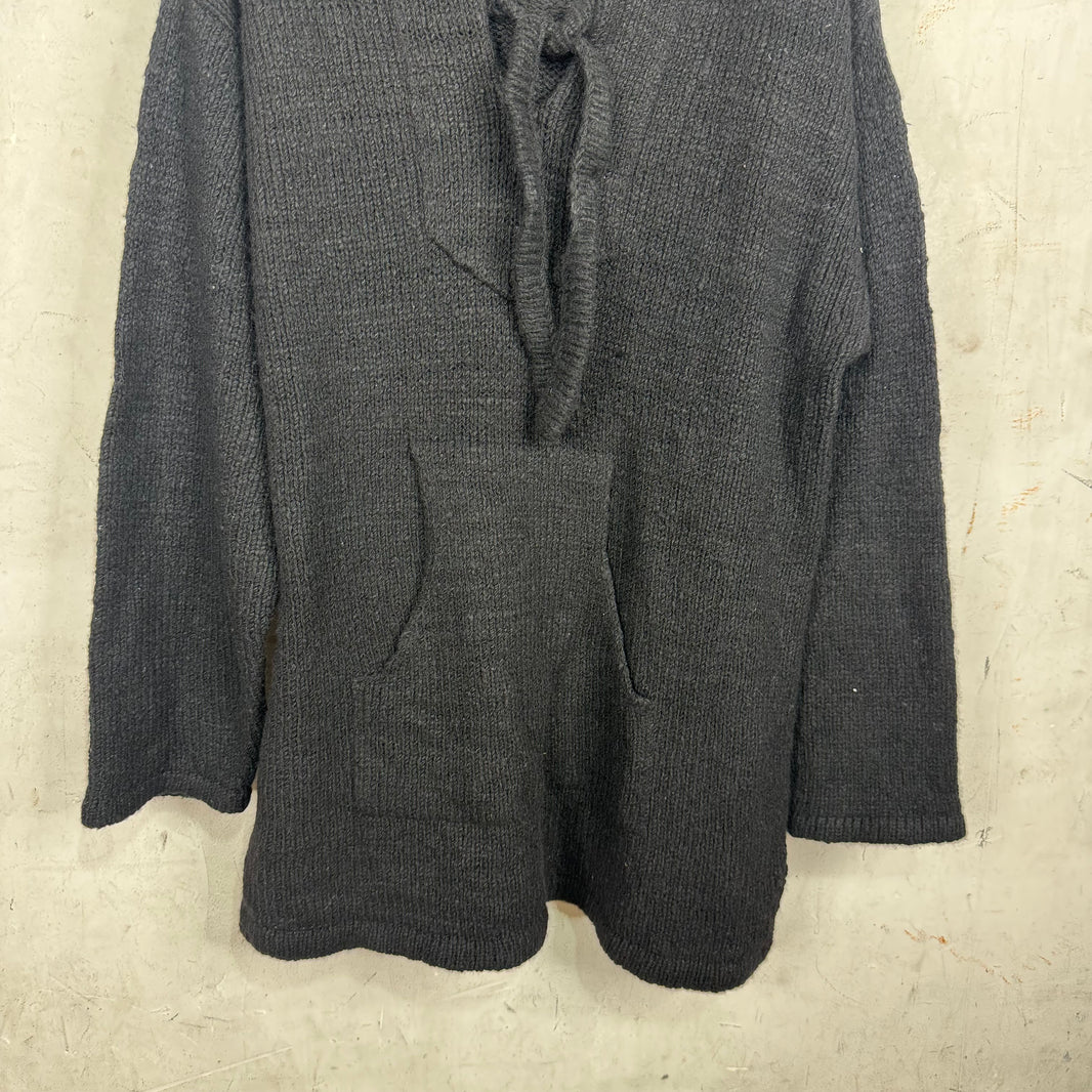 Elder Statesman Black Cashmere Baja Hoodie