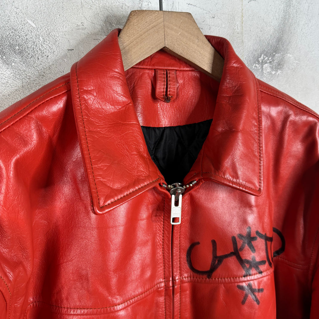 Supreme x Yohji Yamamoto Chito Leather Jacket