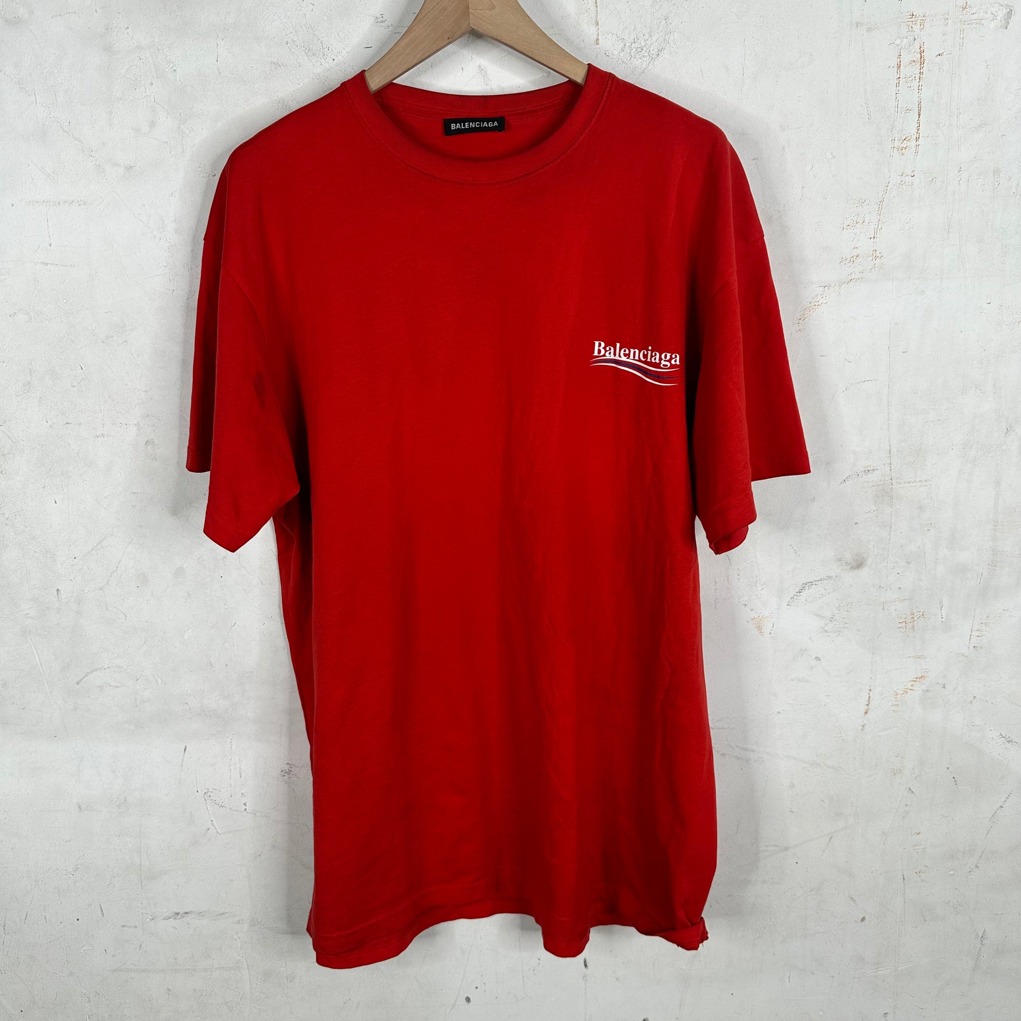 Balenciaga Red Campaign Shirt