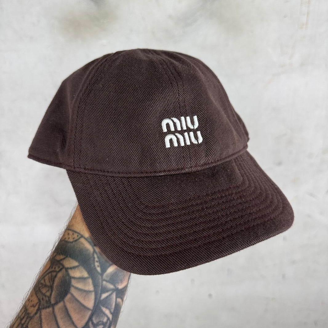 Miu Miu Foldable Logo Hat