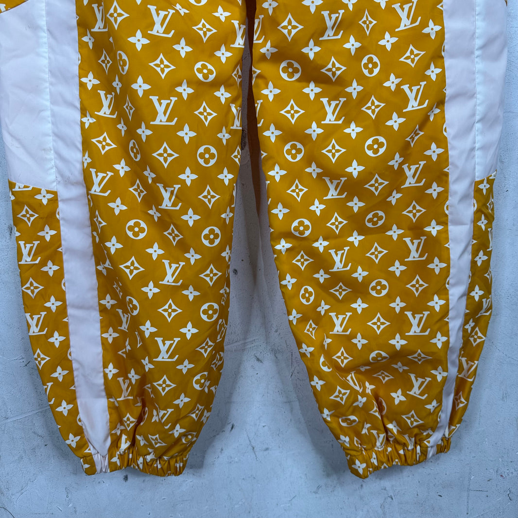 Louis Vuitton Yellow Monogram Printed Technical Pants