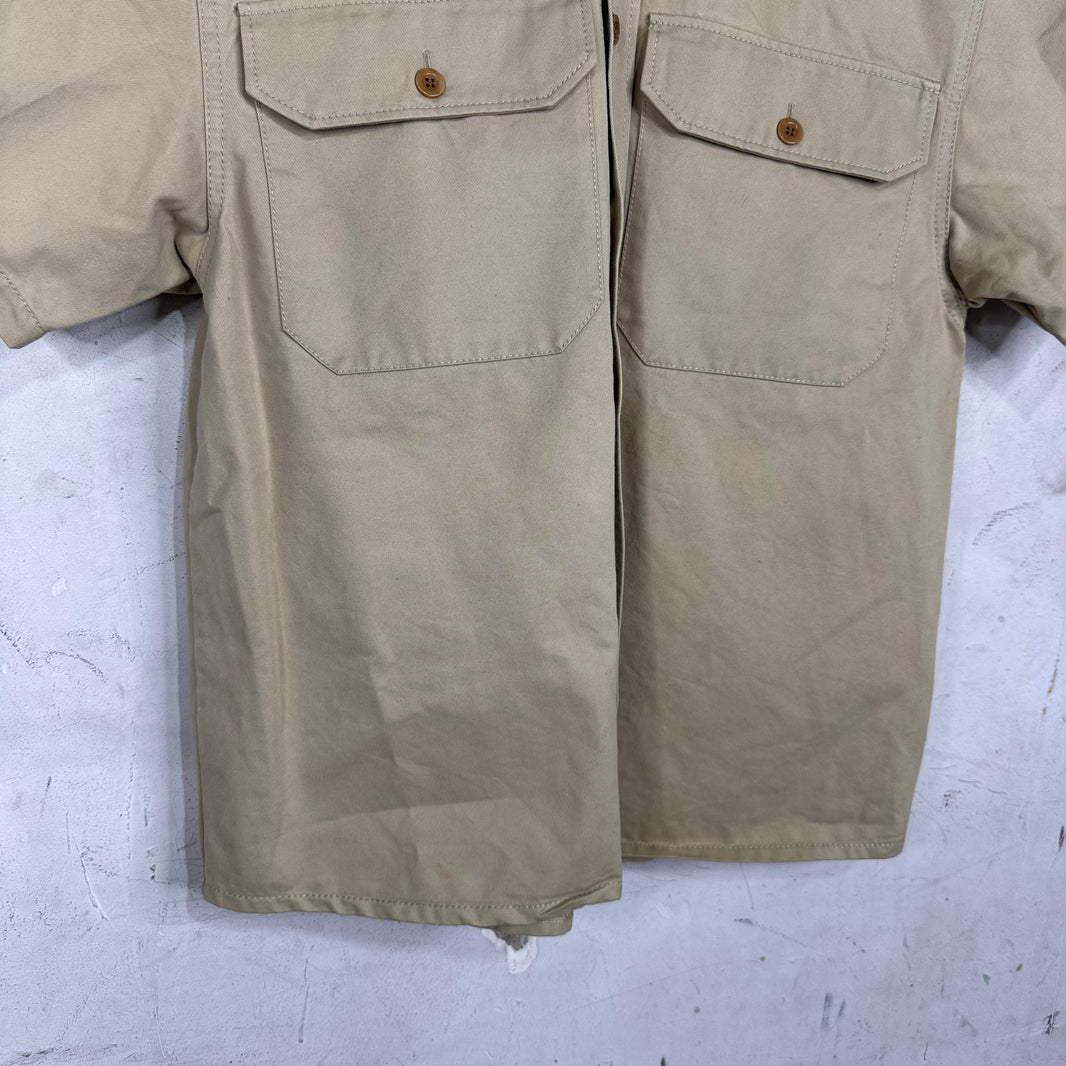 Gosha Rubchinskiy Boxy Heavy Canvas Work Shirt