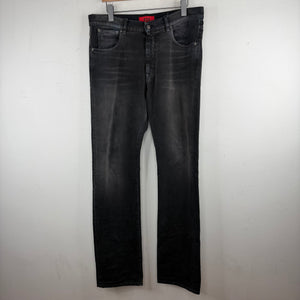424 Black Straight Leg Jeans