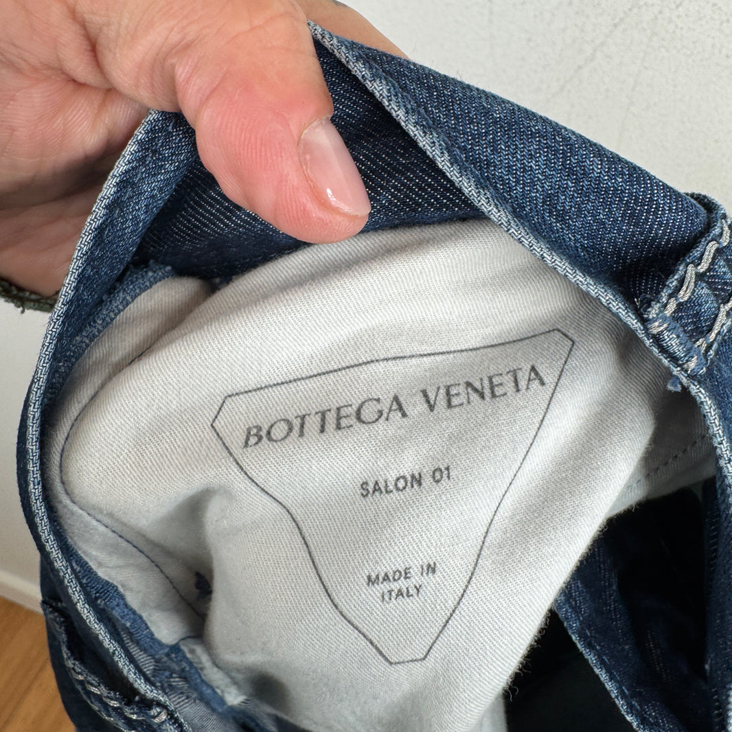 Bottega Veneta Salon 1 Contrast Stitch Pants