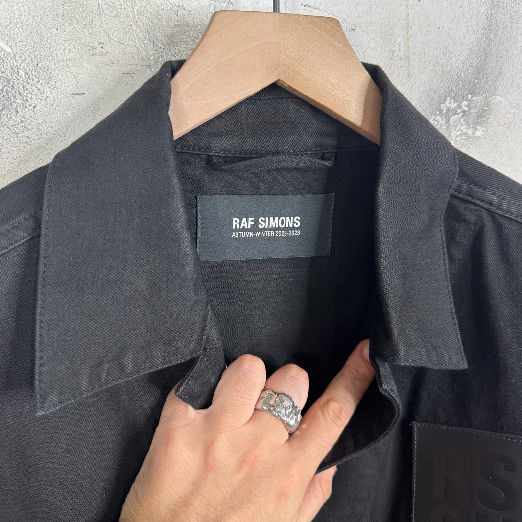Raf Simons Altered Reality Oversized Trucker Jacket