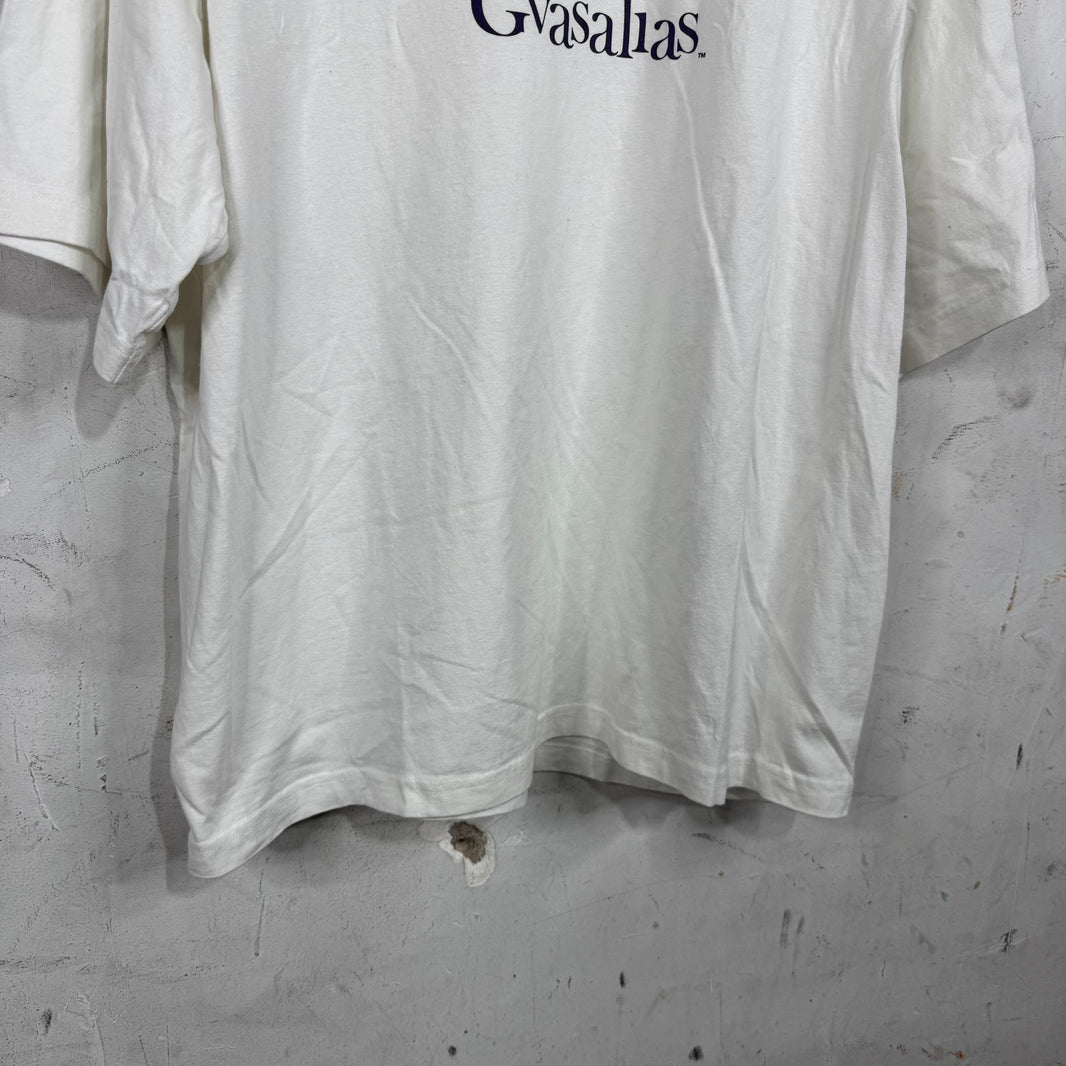 Vetements Hemmed Keeping Up W/ Gvaslias T-Shirt
