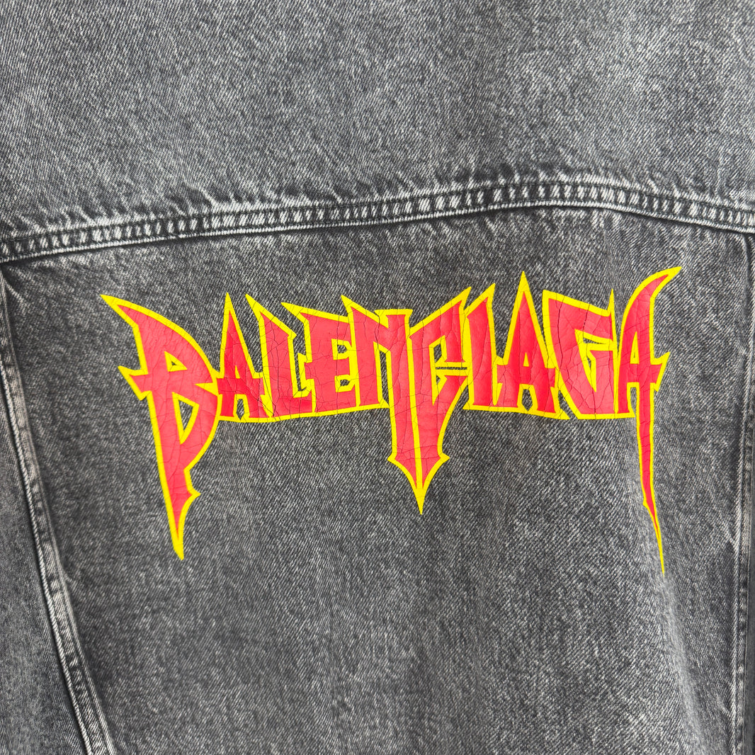 Balenciaga Heavy Metal Denim Jacket