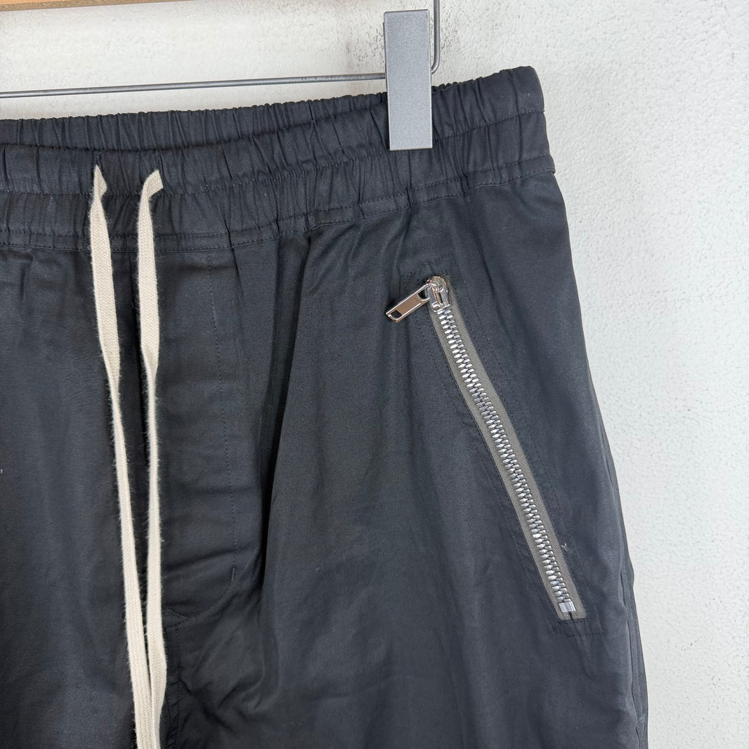 Rick Owens Black Drawstring Trackpants