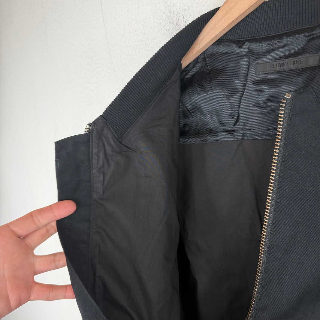 Helmut Lang Black Bomber Jacket