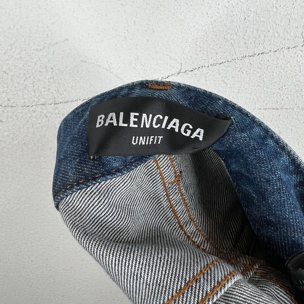 Balenciaga Dark Wash Scribble Jeans