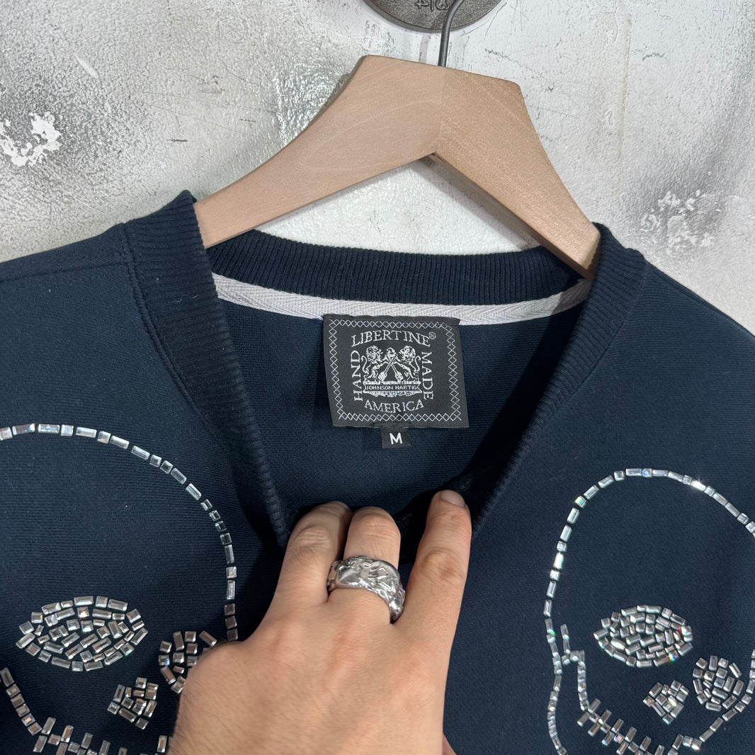 Libertine Skull Crystal Crewneck