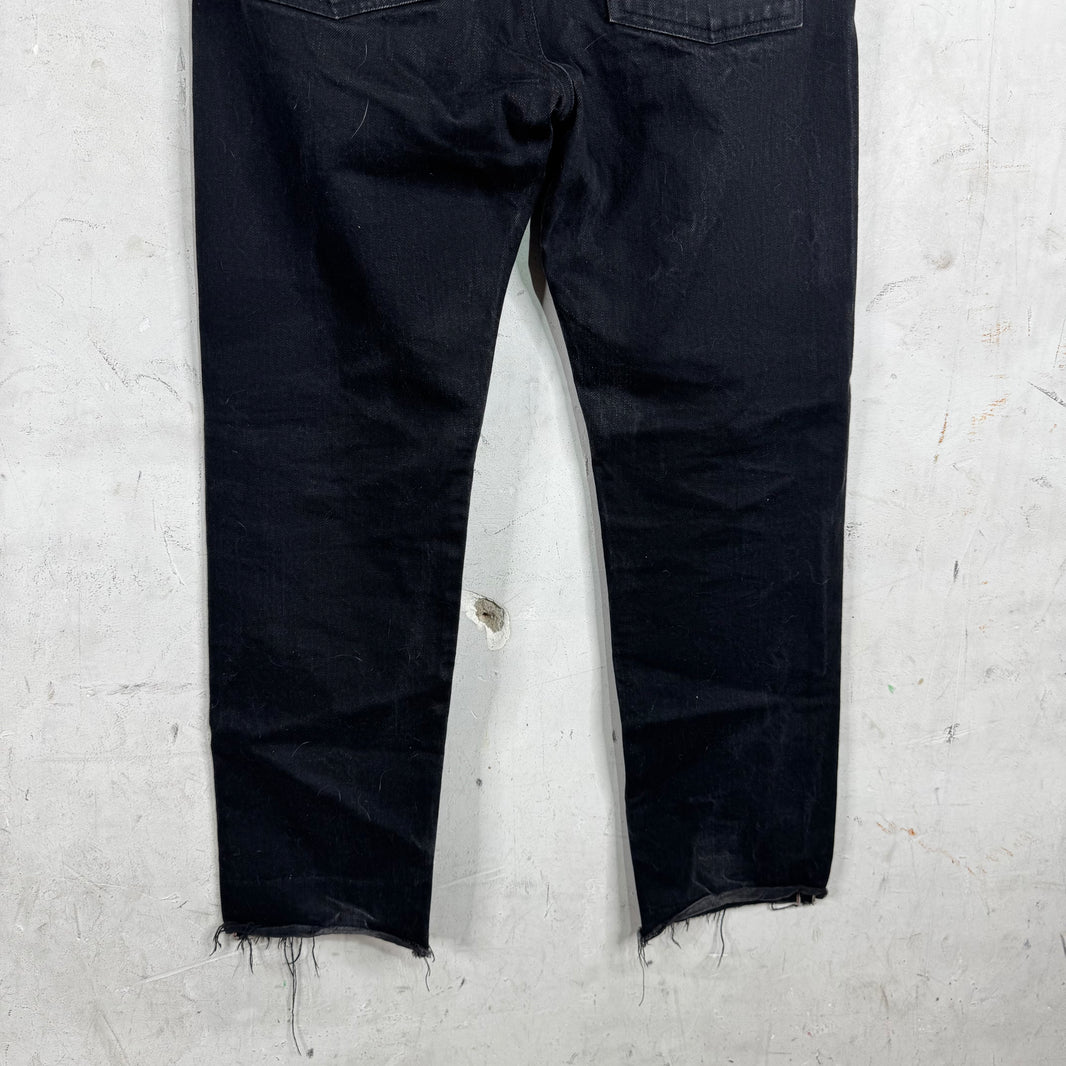 The Row Black Selvedge Jeans