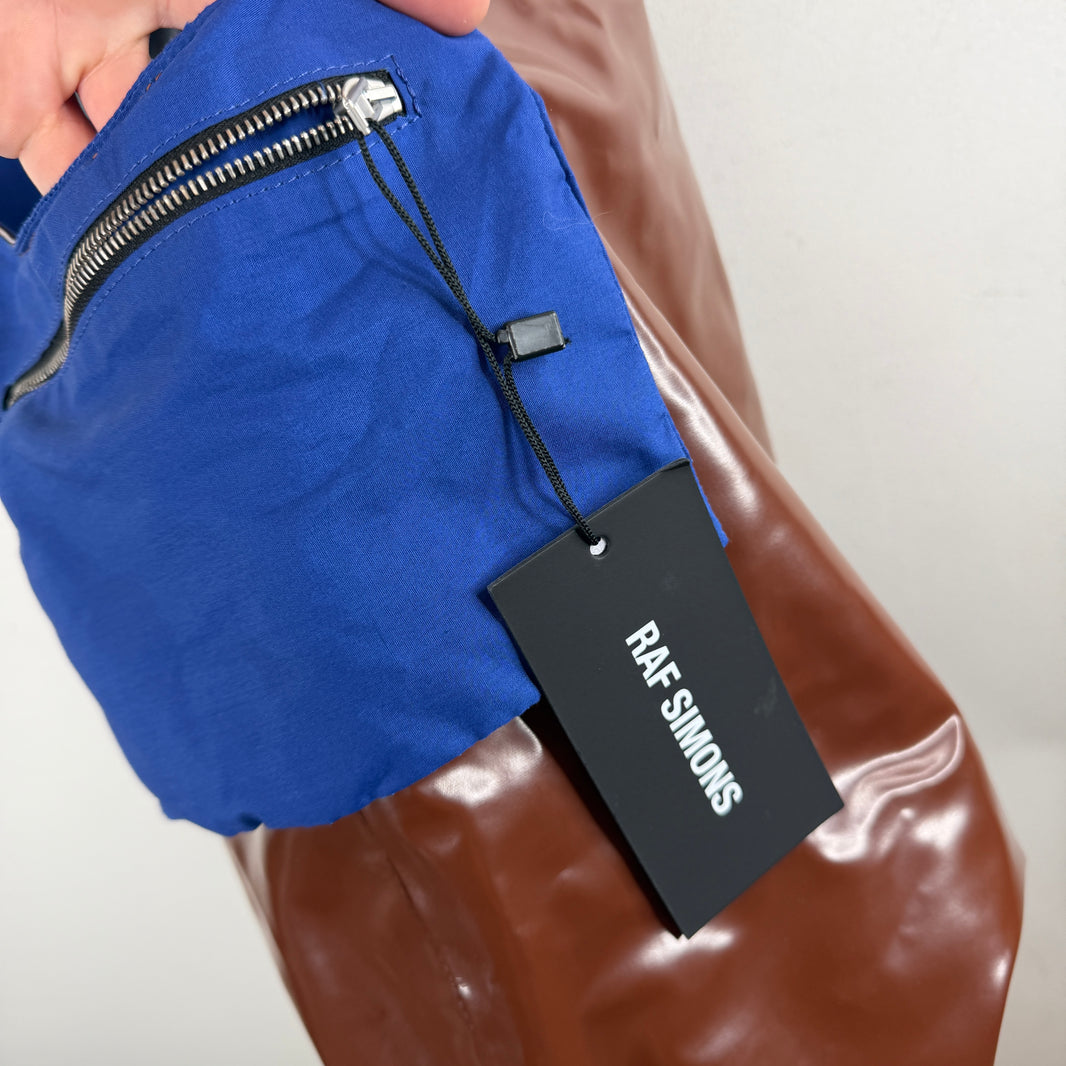 Raf Simons Brown Latex Sling Bag