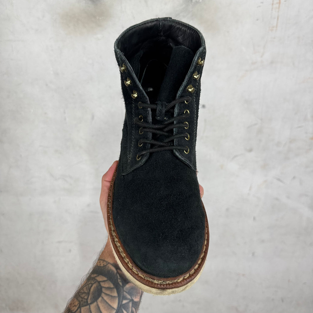 Visvim Black Suede Work Boots