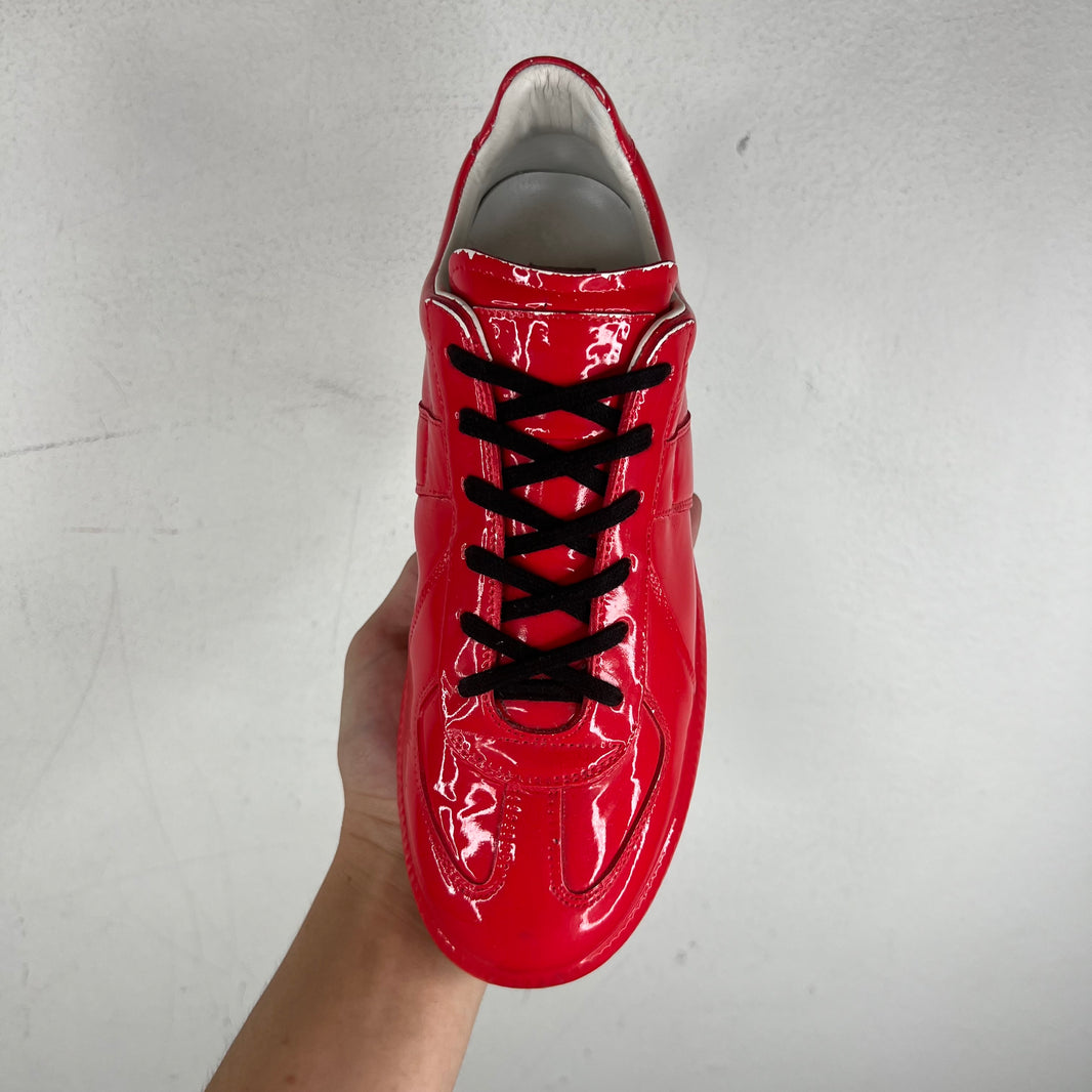 Margiela Red Patent Leather Replica Sneakers