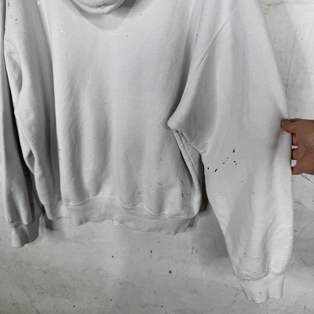 Supreme x MM6 White Zip Hoodie