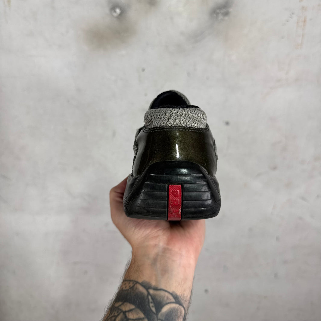 Prada Bronze/Oil Patent Americas Cup