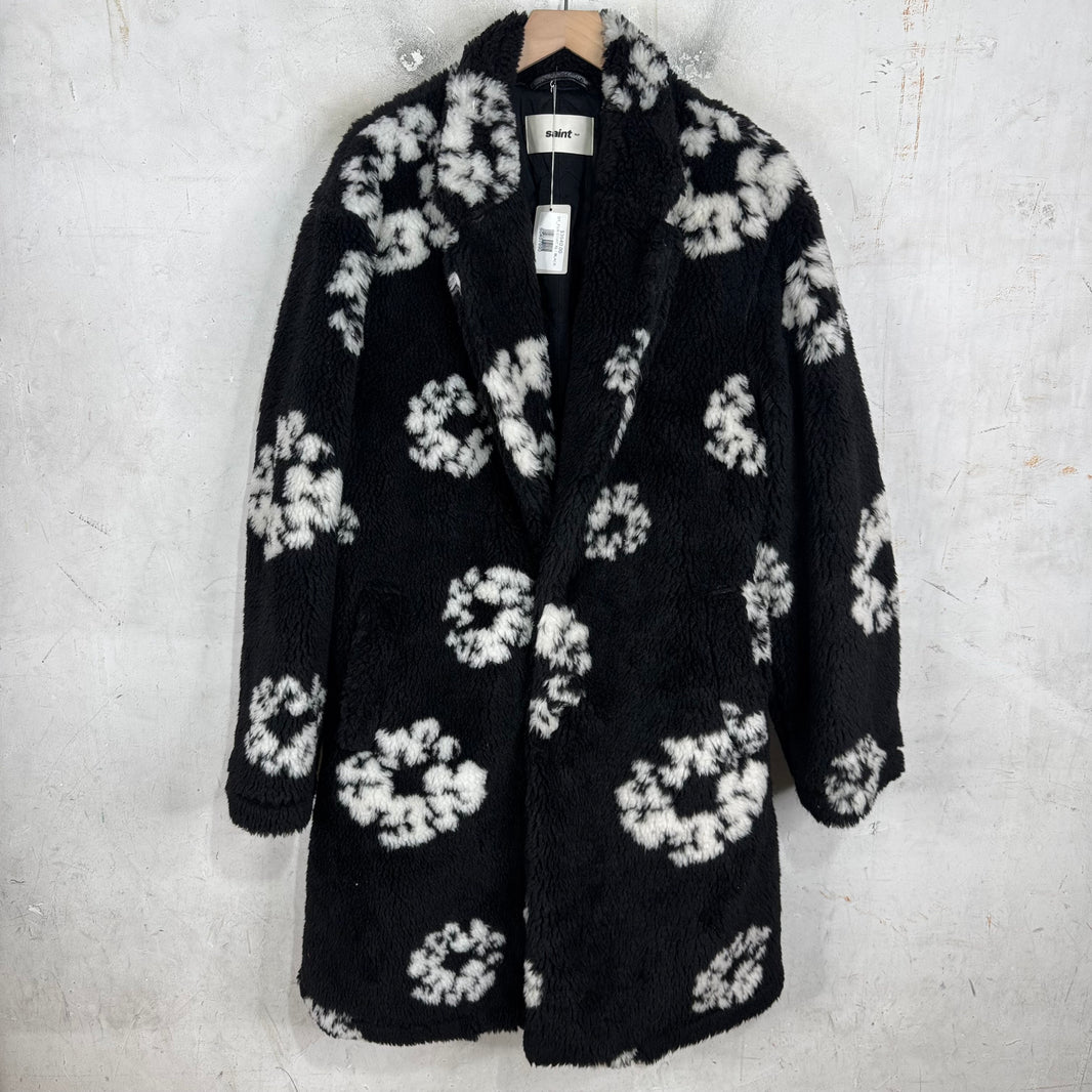 Saint Michael x Denim Tears Fleece Wreath Coat