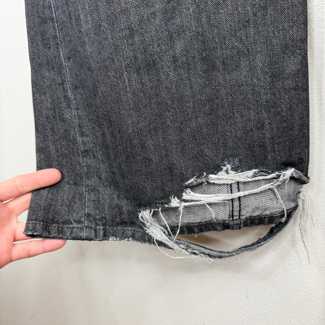Balenciaga Black Fifty-Fifty Jeans