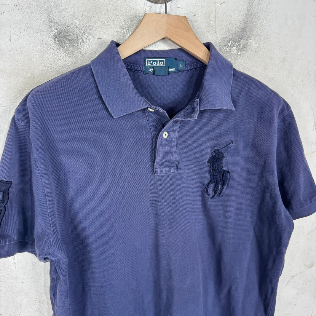 Ralph Lauren Blue Tonal Big Pony Polo