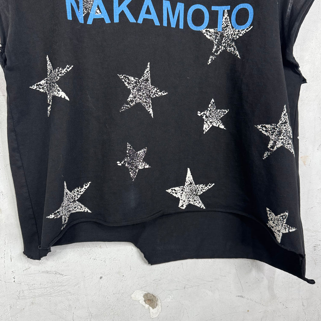 Satoshi Nakamoto Logo Star Cutoff T-Shirt