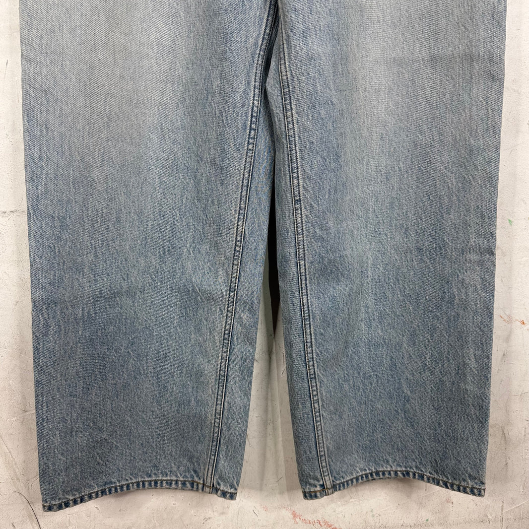 Balenciaga Garde Robe Lightwash Baggy Jeans