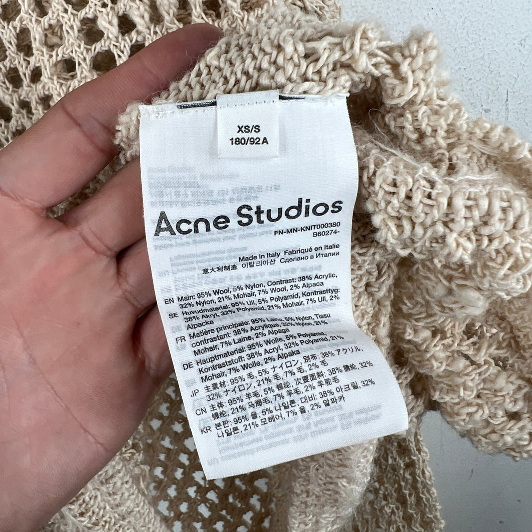Acne Studios Crochet Knitted Sweater