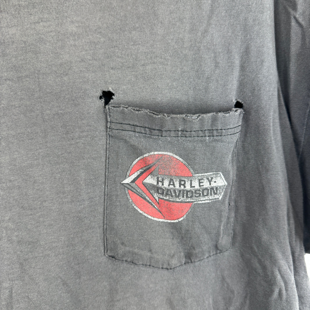 Vintage Smoked Harley Pocket T-Shirt